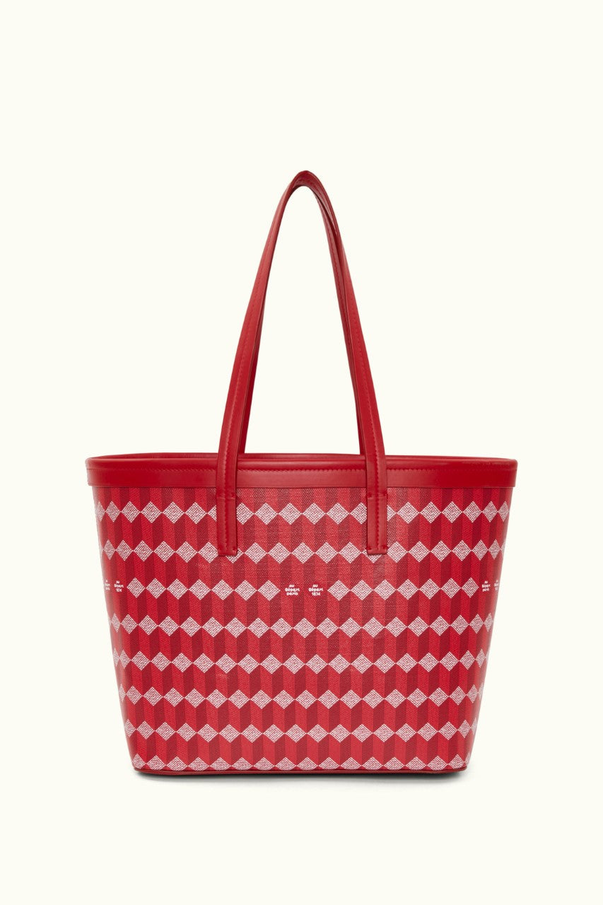 La Roquette Horizontal Coated Canvas Red