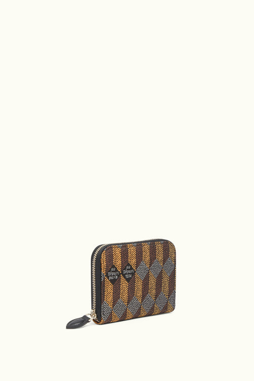 Louis Vuitton Zippy Wallet Vertical Damier Graphite Stripe